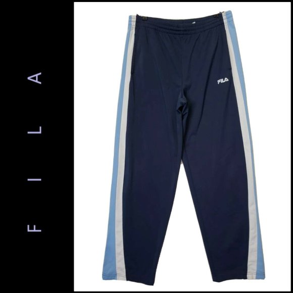 fila men's sweatpants with drawstring waist